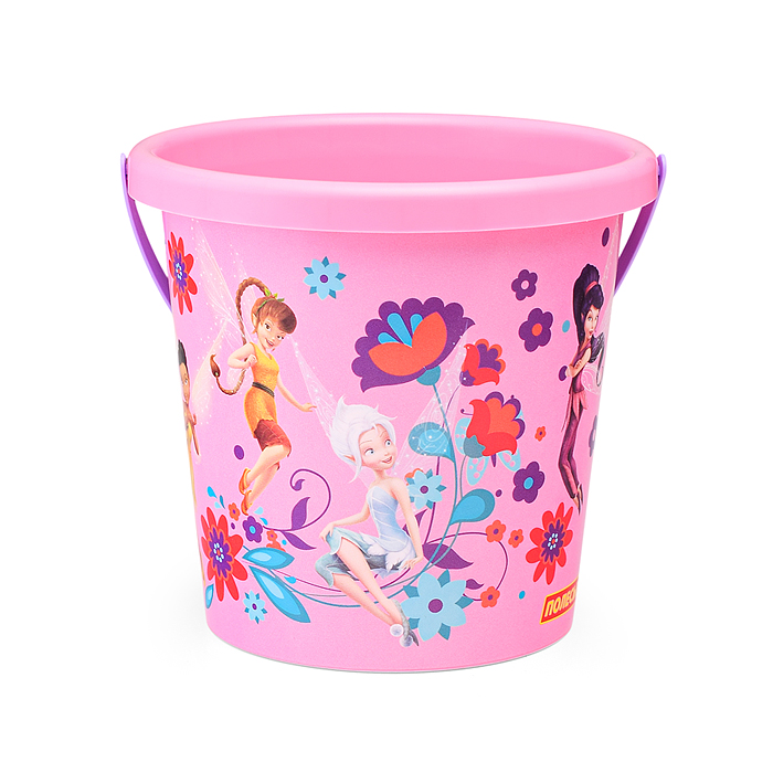 Фото к товару Набор Disney "Феи" №2: ведро с наклейкой, ситечко "Солнышко" лопатка №5, грабельки №5 Набор Disney "Феи" №2: ведро с наклейкой, ситечко "Солнышко" лопатка №5, грабельки №5