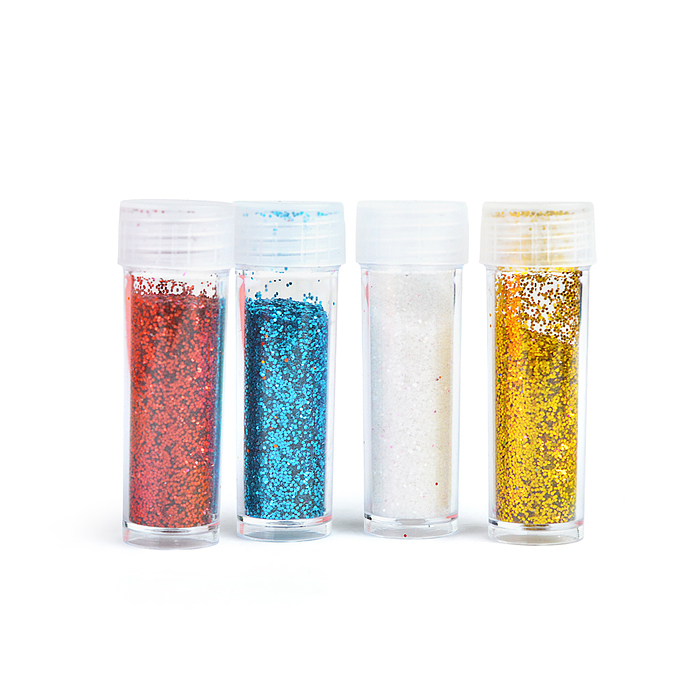 Набор творческая мастерская 00-6501 "Блестки" (4 цв.) в пакете