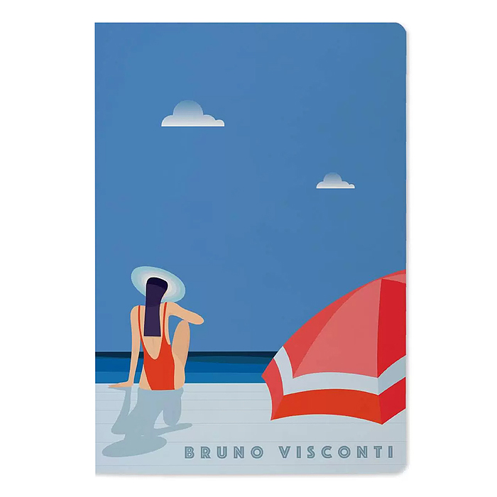 Блокнот-тетрадь 40 л. клетка "Отпуск" 