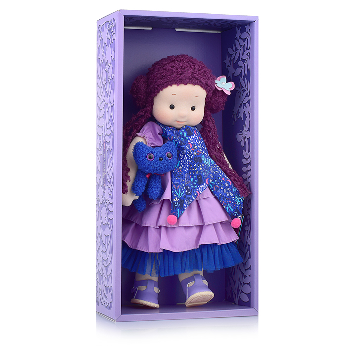 Фото к товару Кукла Тиана с кошечкой Черничкой Кукла Тиана с кошечкой Черничкой