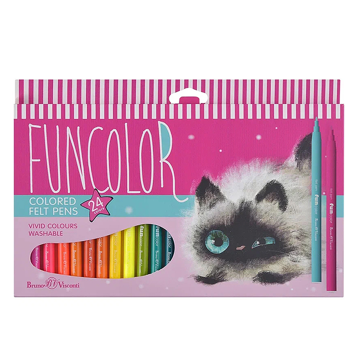 Фломастеры "Funcolor" 24 цв. Фломастеры "Funcolor" 24 цв.