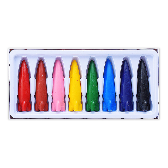 Фото к товару Мелки восковые "Ракета", 8 цв., фигурные, картонная упаковка Мелки восковые "Ракета", 8 цв., фигурные, картонная упаковка