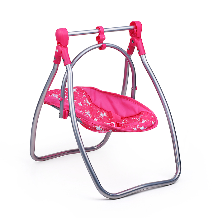 Фото к товару Коляска для кукол 9002 5 в1 принт: звезды на розовом Коляска для кукол 9002 5 в1 принт: звезды на розовом