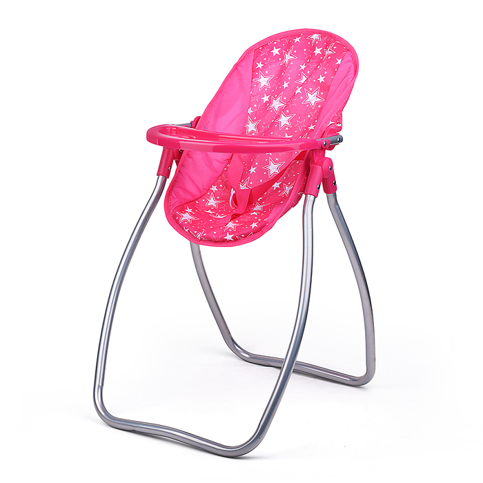 Фото к товару Коляска для кукол 9002 5 в1 принт: звезды на розовом Коляска для кукол 9002 5 в1 принт: звезды на розовом