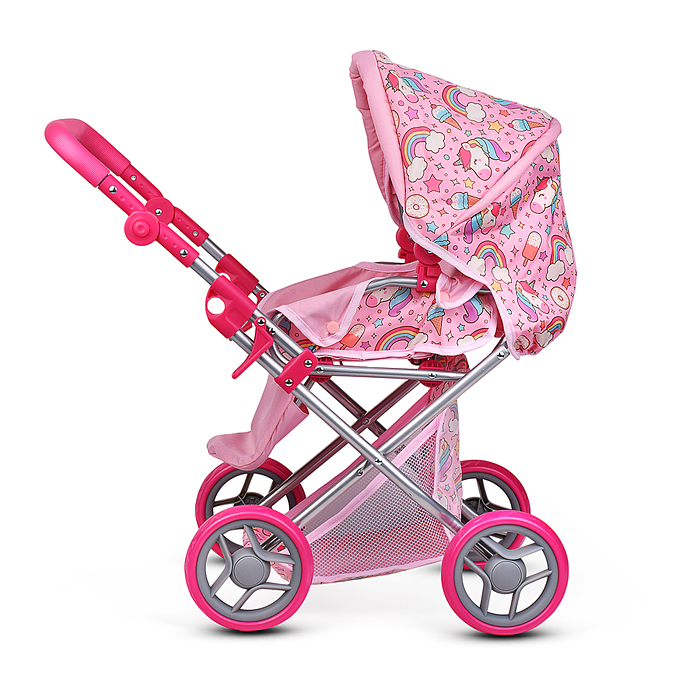 Фото к товару Коляска для кукол 9346 металлическая, складная, с сумкой-переноской, корзиной и складным козырьком Коляска для кукол 9346 металлическая, складная, с сумкой-переноской, корзиной и складным козырьком
