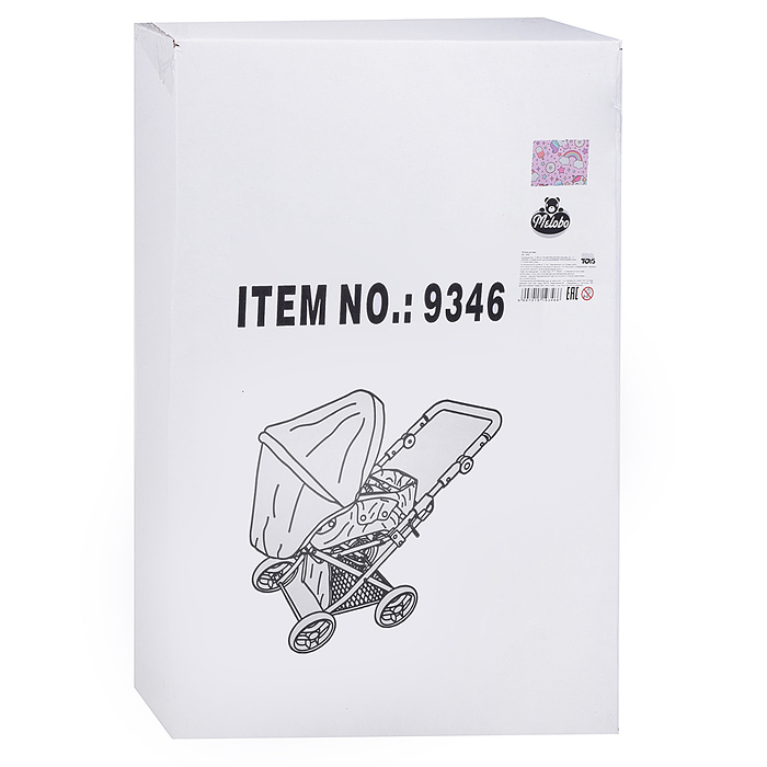 Фото к товару Коляска для кукол 9346 металлическая, складная, с сумкой-переноской, корзиной и складным козырьком Коляска для кукол 9346 металлическая, складная, с сумкой-переноской, корзиной и складным козырьком