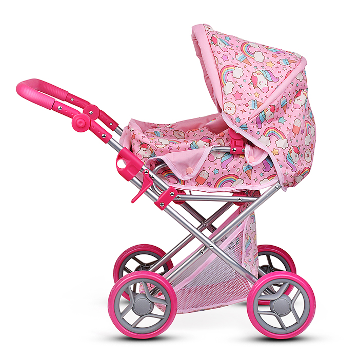 Фото к товару Коляска для кукол 9346 металлическая, складная, с сумкой-переноской, корзиной и складным козырьком Коляска для кукол 9346 металлическая, складная, с сумкой-переноской, корзиной и складным козырьком