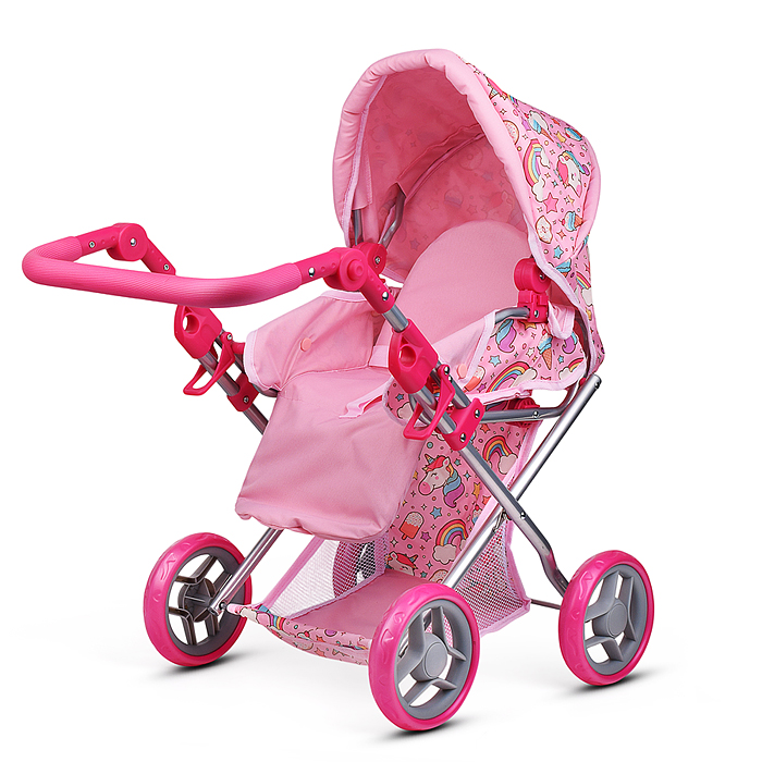 Фото к товару Коляска для кукол 9346 металлическая, складная, с сумкой-переноской, корзиной и складным козырьком Коляска для кукол 9346 металлическая, складная, с сумкой-переноской, корзиной и складным козырьком