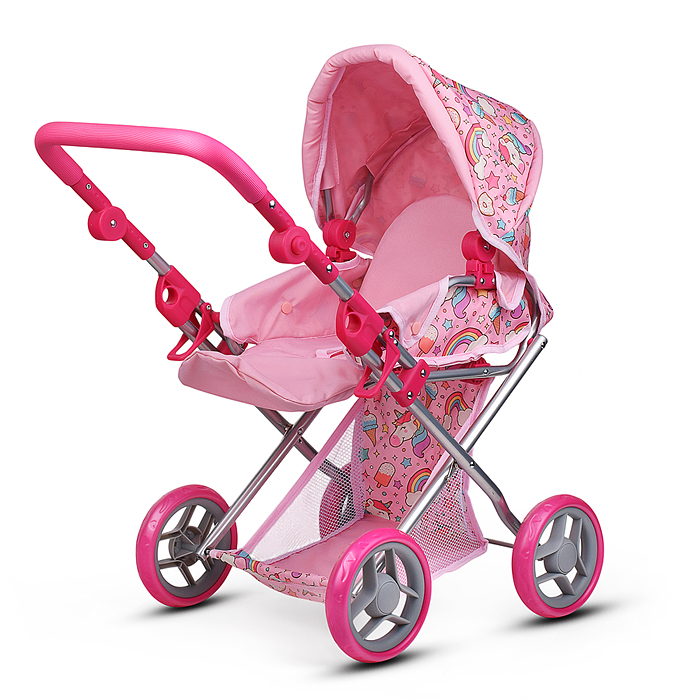 Фото к товару Коляска для кукол 9346 металлическая, складная, с сумкой-переноской, корзиной и складным козырьком Коляска для кукол 9346 металлическая, складная, с сумкой-переноской, корзиной и складным козырьком