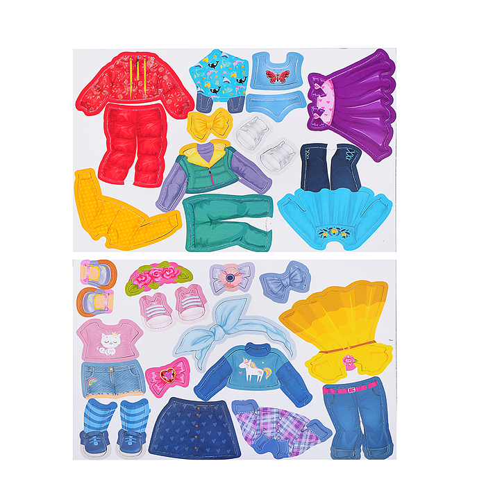 Игра магнитная "Одевашки. Модная девчонка. Большой показ мод" Магнитные истории