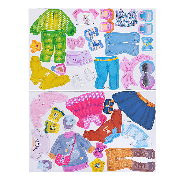 Игра магнитная "Одевашки. Модная девчонка. Большой показ мод" Магнитные истории