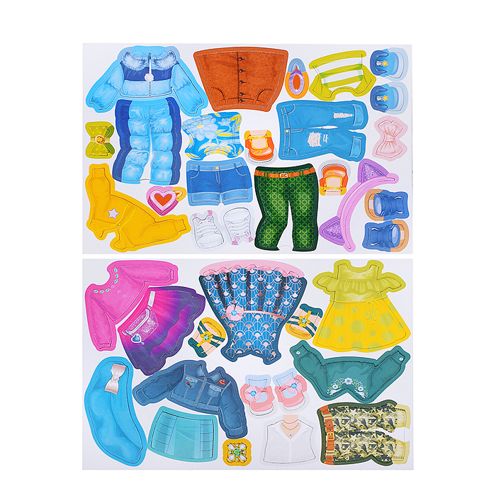 Игра магнитная "Одевашки. Модная девчонка. Большой показ мод" Магнитные истории