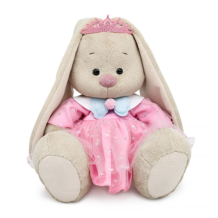 Зайка Ми в платье и розовой диадеме (большой) Зайка Ми в платье и розовой диадеме (большой)