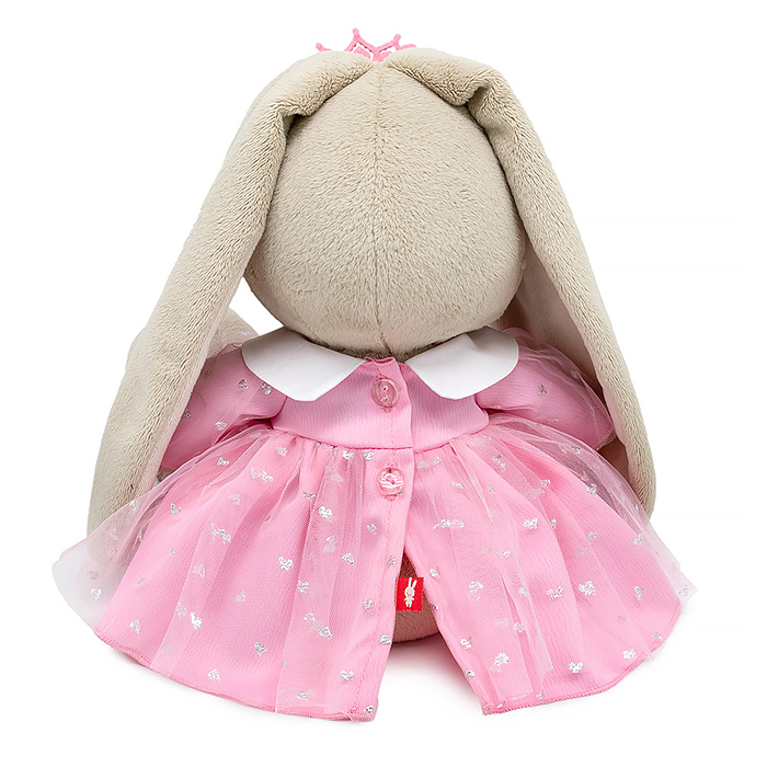 Зайка Ми в платье и розовой диадеме (большой)