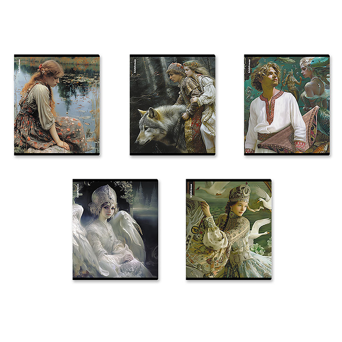 Фото к товару Тетрадь 80л. клетка "Russian Tales" Тетрадь 80л. клетка "Russian Tales"