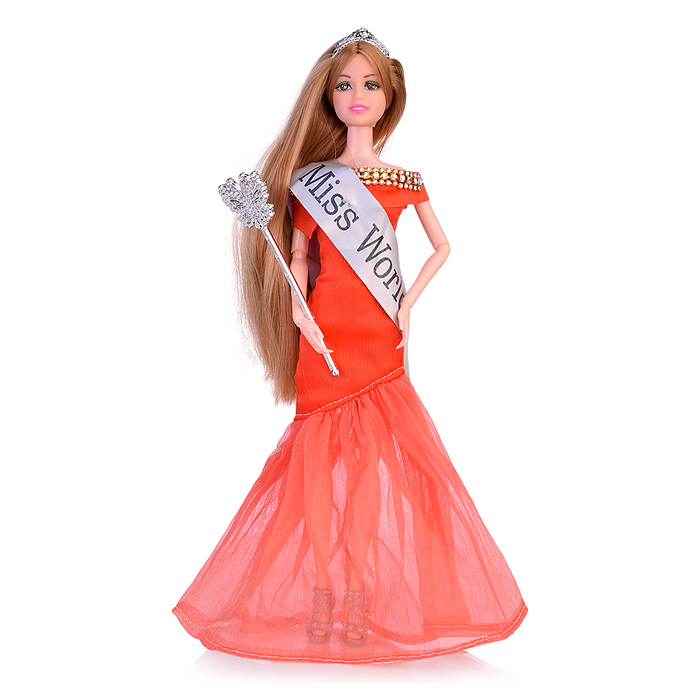 Фото к товару Кукла QJ167B "Miss World" в коробке Кукла QJ167B "Miss World" в коробке