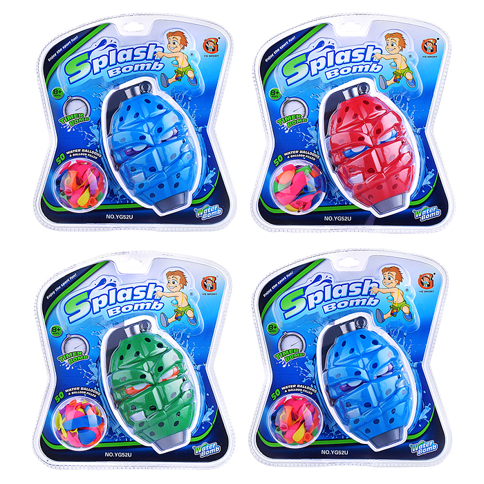 Игрушка - брызгалка YG52U "Граната" на листе Игрушка - брызгалка YG52U "Граната" на листе