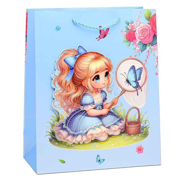 Фото к товару Пакет подарочный 00-6363 "Beautiful girl" 26х32х10 см Пакет подарочный 00-6363 "Beautiful girl" 26х32х10 см