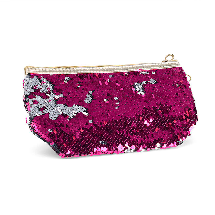 Фото к товару Косметичка с пайетками, 15х24 см Косметичка с пайетками, 15х24 см