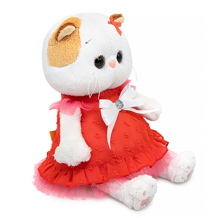 Кошка Ли-Ли BABY в платье с белым бантом