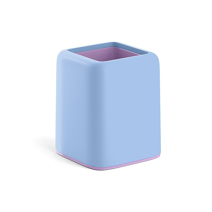 Подставка настольная пластиковая Forte, Pastel Bloom, голубой с фиолетовым