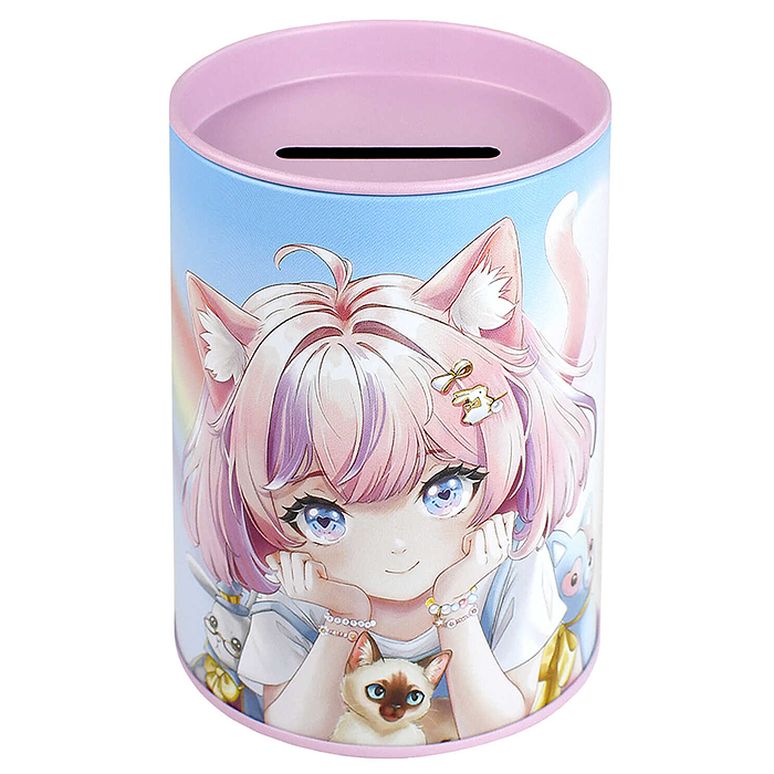 Фото к товару Копилка-подставка для канцелярских принадлежностей "Аниме с котиками" Копилка-подставка для канцелярских принадлежностей "Аниме с котиками"
