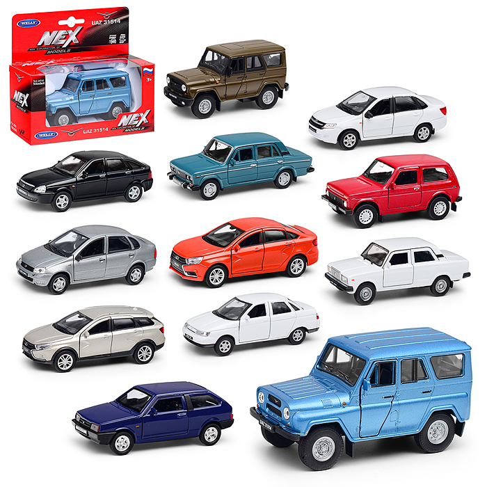 Машинка 1:38, в асс., набор 23RUS