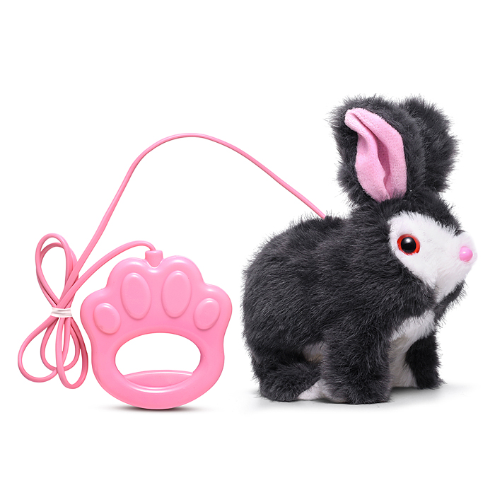 Фото к товару Кролик 00-6811 "Пушистик" (записывает, прыгает, издаёт звук, шевелит ушками и носиком) в пакете Кролик 00-6811 "Пушистик" (записывает, прыгает, издаёт звук, шевелит ушками и носиком) в пакете