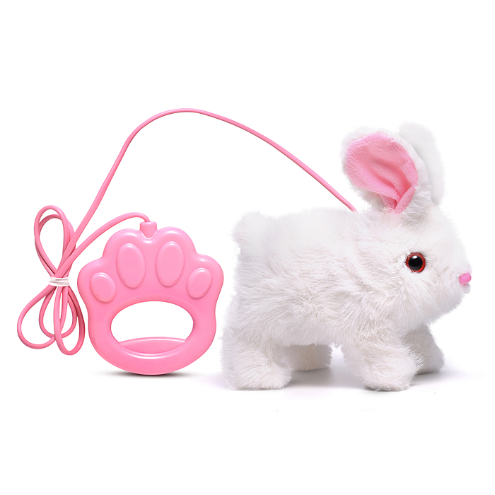 Фото к товару Кролик 00-6811 "Пушистик" (записывает, прыгает, издаёт звук, шевелит ушками и носиком) в пакете Кролик 00-6811 "Пушистик" (записывает, прыгает, издаёт звук, шевелит ушками и носиком) в пакете