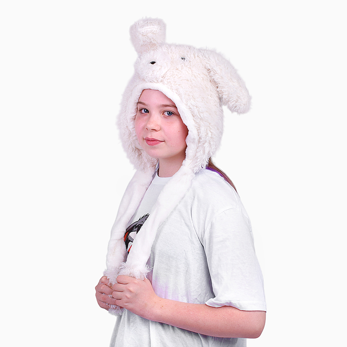 Шапка карнавальная 00-6845 "Зайчишка"