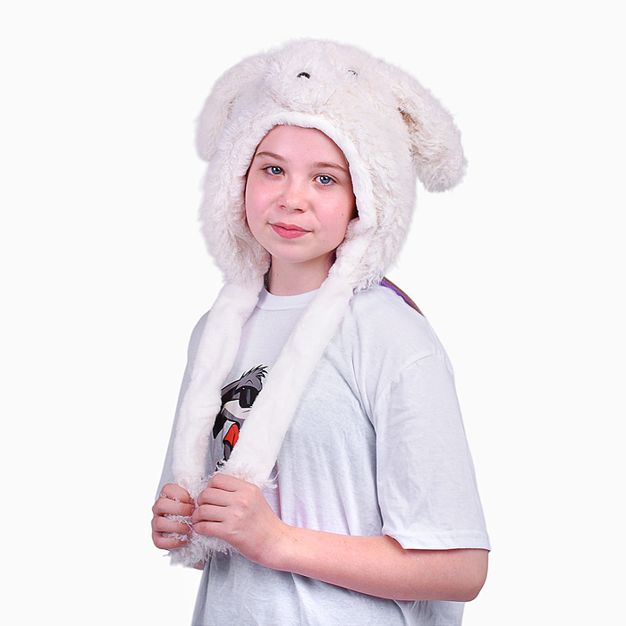 Шапка карнавальная 00-6845 "Зайчишка"