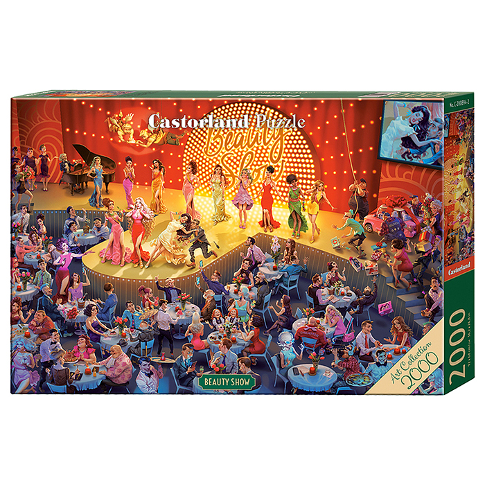 Пазлы 2000 "Шоу красоты"