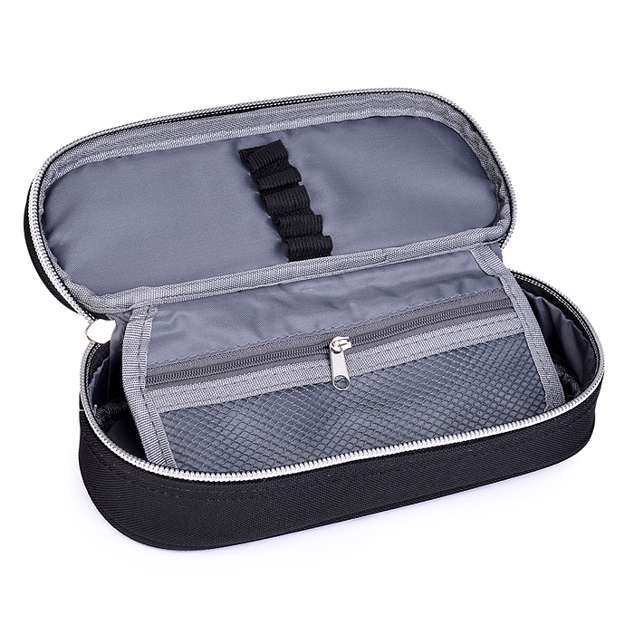 Фото к товару Пенал "Sport" 21x8x5 см, овальный для 50 предметов, с внутренним органайзером-створкой, тек Пенал "Sport" 21x8x5 см, овальный для 50 предметов, с внутренним органайзером-створкой, тек