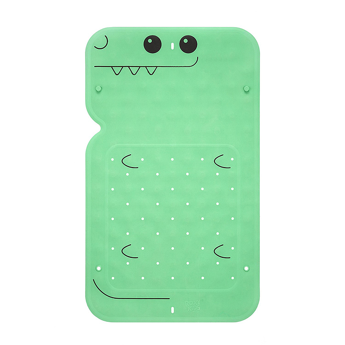 Коврик резиновый для ванны антискользящий 76x45см "Дино" с отверстиями