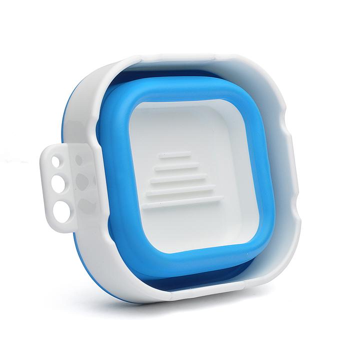 Фото к товару Стакан складной для ИЗО 300 мл, 9,5x9,5x8 см, высота 8 см, в сложенном виде 3 см, силиконо Стакан складной для ИЗО 300 мл, 9,5x9,5x8 см, высота 8 см, в сложенном виде 3 см, силиконо