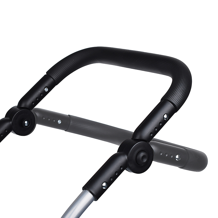 Коляска для кукол 9377B-T 3-колесная, металлическая, прогулочная, с тентом, с корзиной,цвет бордовый