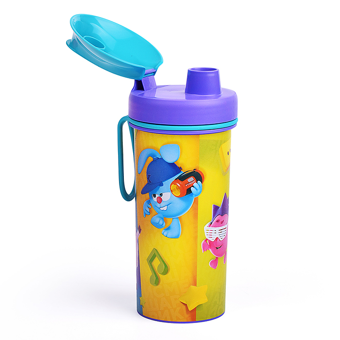 Фото к товару Набор: Ланч-бокс 0,98л и стакан детский с крышкой, петлей и декором "Смешарики" 0,4л (Голубой) Набор: Ланч-бокс 0,98л и стакан детский с крышкой, петлей и декором "Смешарики" 0,4л (Голубой)