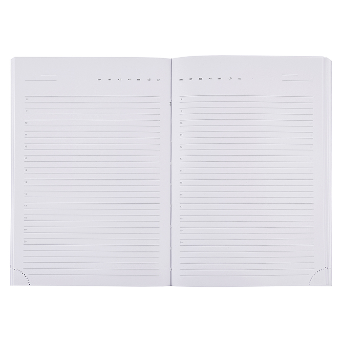 Фото к товару Ежедневник недатированный "Attomex. Visa" A5, белая бумага 70 г/м², темно-зеленый Ежедневник недатированный "Attomex. Visa" A5, белая бумага 70 г/м², темно-зеленый