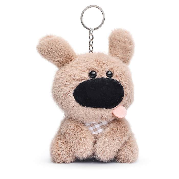 Мягкая игрушка-брелок М1409 "Собака Рекс" 15см