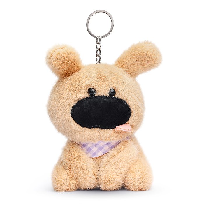 Мягкая игрушка-брелок М1409 "Собака Рекс" 15см