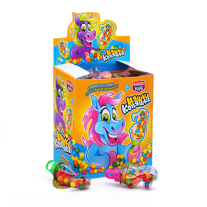 Сахарное драже с хрустящей начинкой "Няшка Коняшка" 8г*30шт