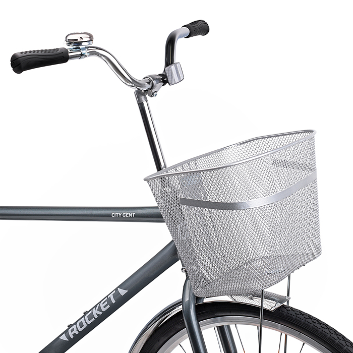 Фото к товару Велосипед 28" Rocket City Gent, цвет серый, размер 19" Велосипед 28" Rocket City Gent, цвет серый, размер 19"