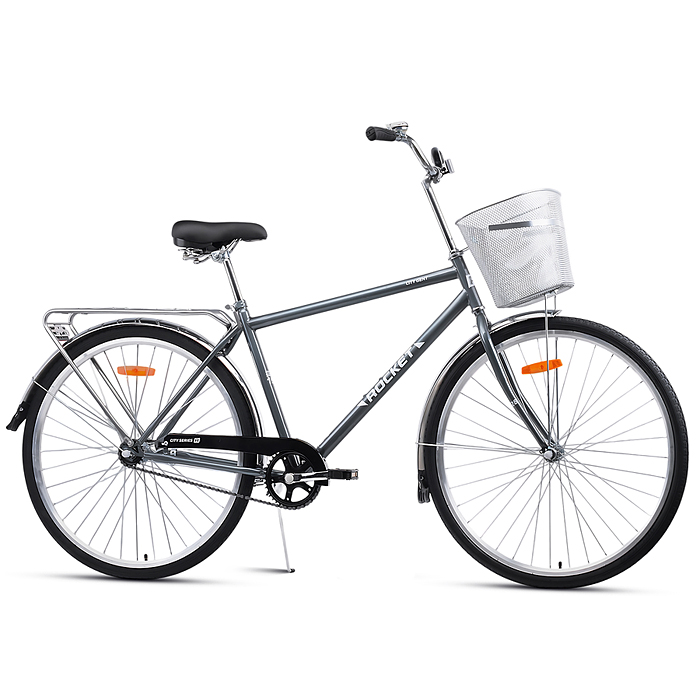 Фото к товару Велосипед 28" Rocket City Gent, цвет серый, размер 19" Велосипед 28" Rocket City Gent, цвет серый, размер 19"