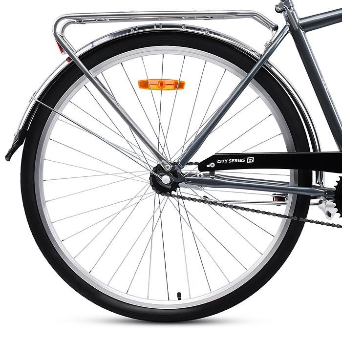 Фото к товару Велосипед 28" Rocket City Gent, цвет серый, размер 19" Велосипед 28" Rocket City Gent, цвет серый, размер 19"