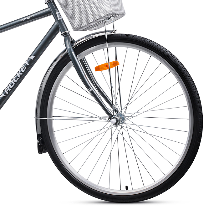 Фото к товару Велосипед 28" Rocket City Gent, цвет серый, размер 19" Велосипед 28" Rocket City Gent, цвет серый, размер 19"