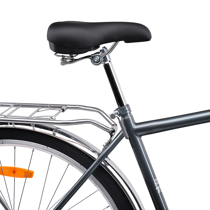 Фото к товару Велосипед 28" Rocket City Gent, цвет серый, размер 19" Велосипед 28" Rocket City Gent, цвет серый, размер 19"