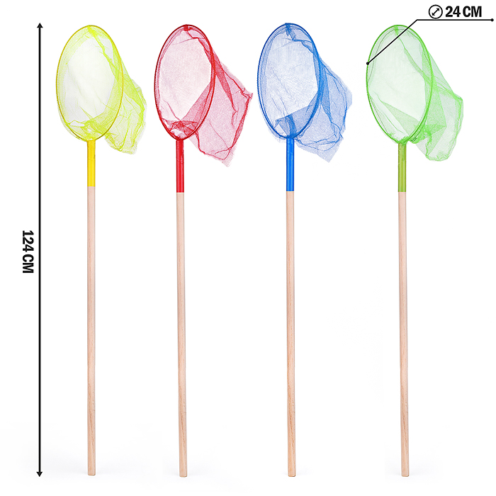 Сачок для ловли бабочек 00-5795 (100/24 см.) (цвет в ассортименте)