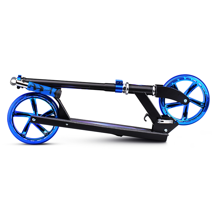 Фото к товару Самокат U012004Y 2-х кол., синий, d 200 мм., PU, в коробке Самокат U012004Y 2-х кол., синий, d 200 мм., PU, в коробке