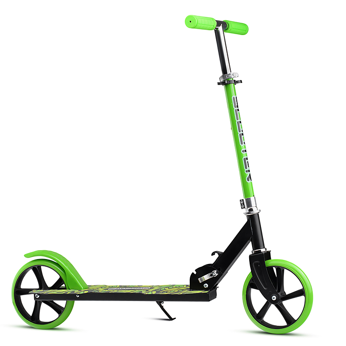 Фото к товару Самокат U012005Y 2-х кол., зеленый, d 200 мм., PU, в коробке Самокат U012005Y 2-х кол., зеленый, d 200 мм., PU, в коробке