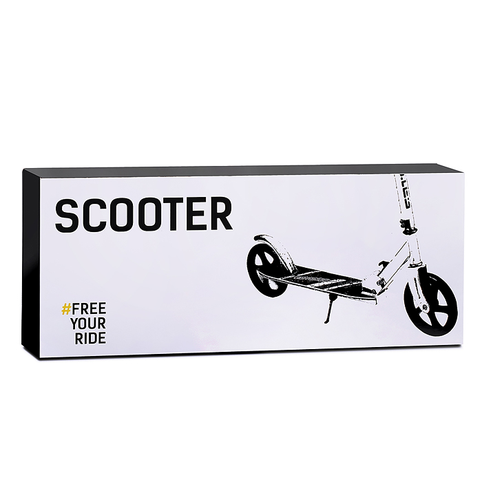 Фото к товару Самокат U012005Y 2-х кол., синий, d 200 мм., PU, в коробке Самокат U012005Y 2-х кол., синий, d 200 мм., PU, в коробке